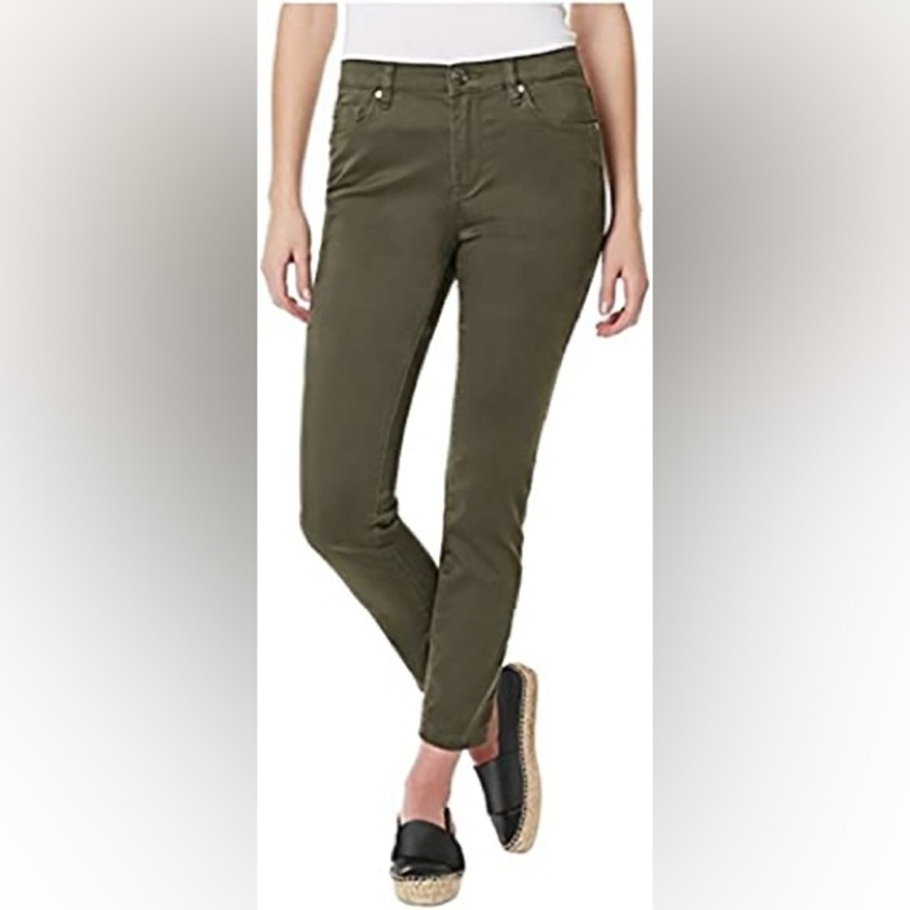 BUFFALO DAVID BITTON WOMEN SUPER STRETCH SKINNY ANKLE GRAZER PANT 10/30